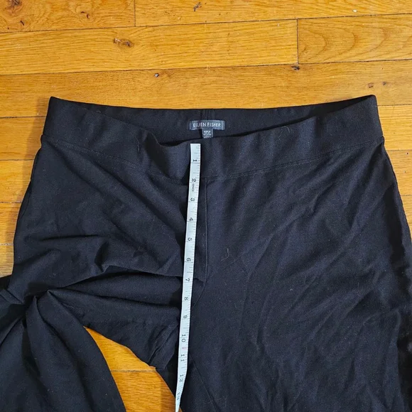 Eileen Fisher Stretch Crepe Pant Black Size Large - Picture 5 of 8